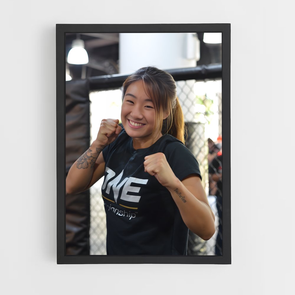 Poster Angela lee – affiche MMA (vue 2)